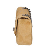 Camilla Borsa a tracolla da donna Pelle scamosciata croco 10029-CUOIO Gave Lux