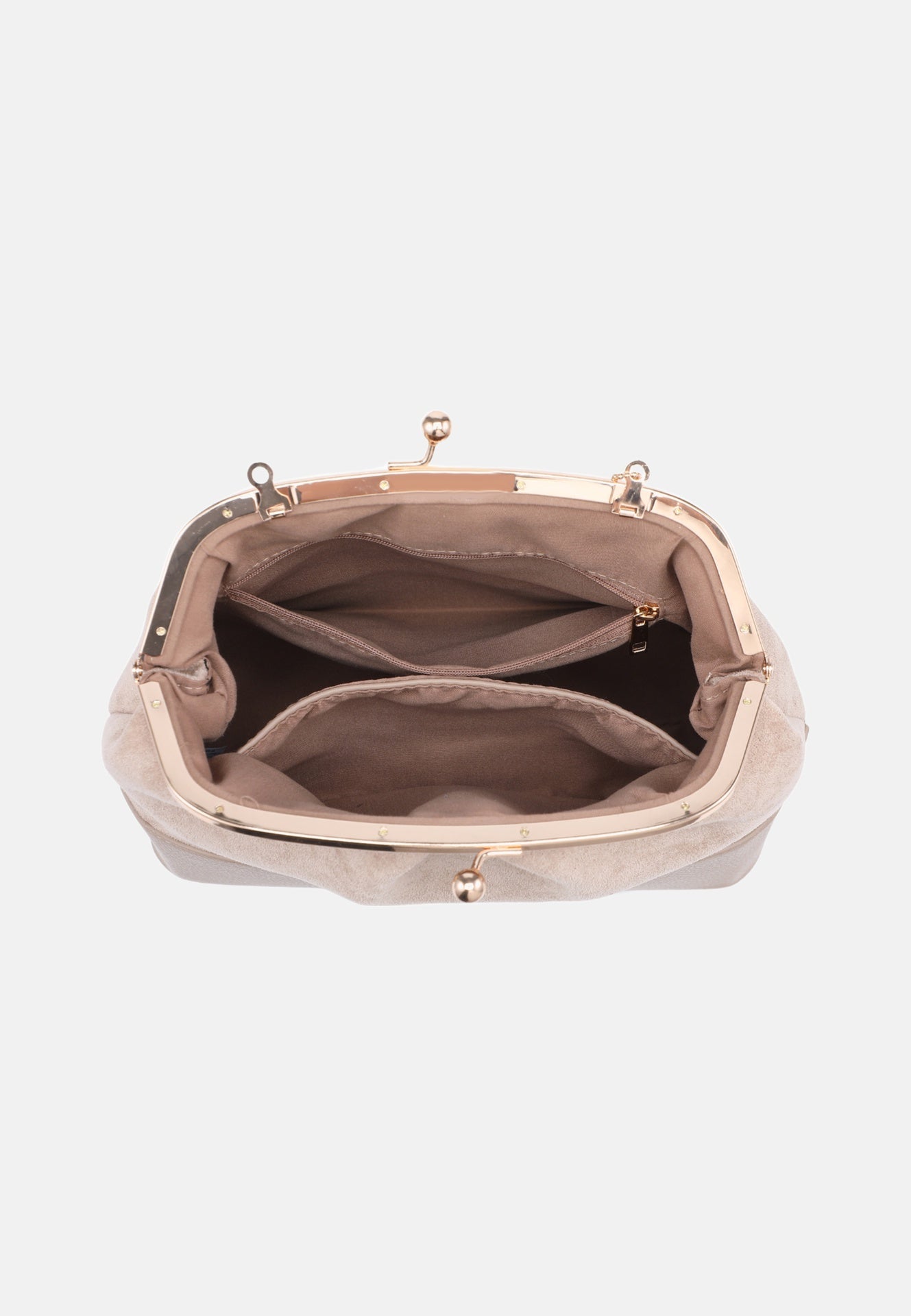 Borsa a Mano in Poliestere 100% Beige