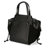 Borsa a mano da donna Vera pelle e suede MYB-8032-FW-NERO My Best Bag