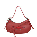 Loredana Borsa a spalla da donna Vera pelle 06548-ROSSO SCURO Gave Lux