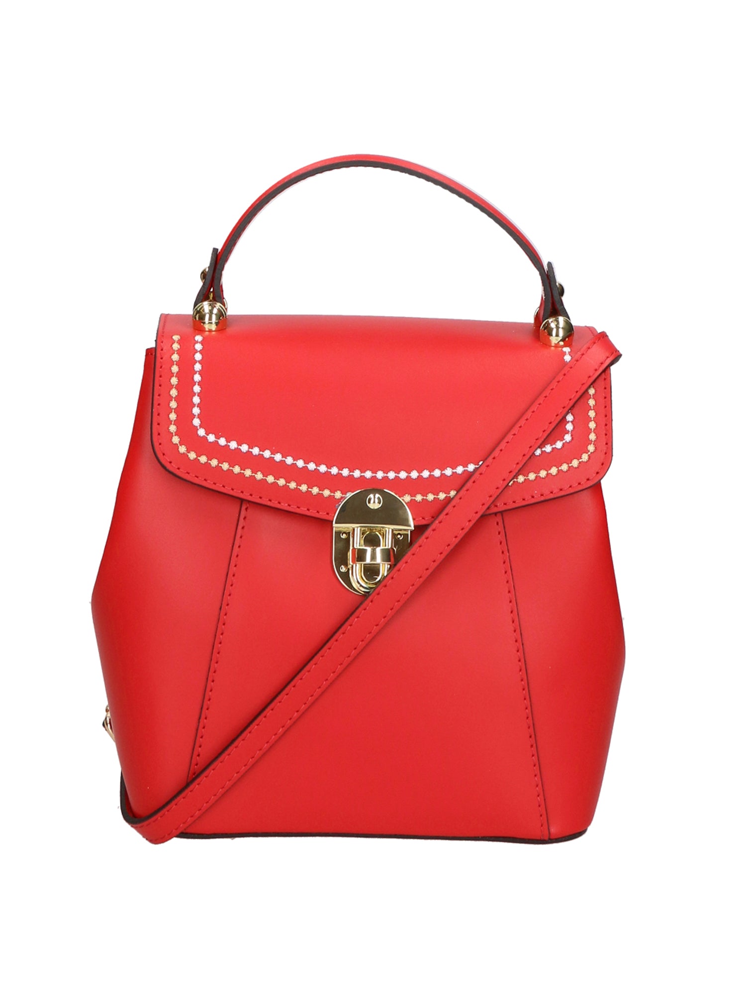 Giuditta Borsa a mano da donna 100% pelle 05937-L214 ROSSO Gave Lux