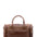 Borsa da viaggio unisex in vera pelle 100% cotone 4045-TESTA DI MORO Alessia Firenze