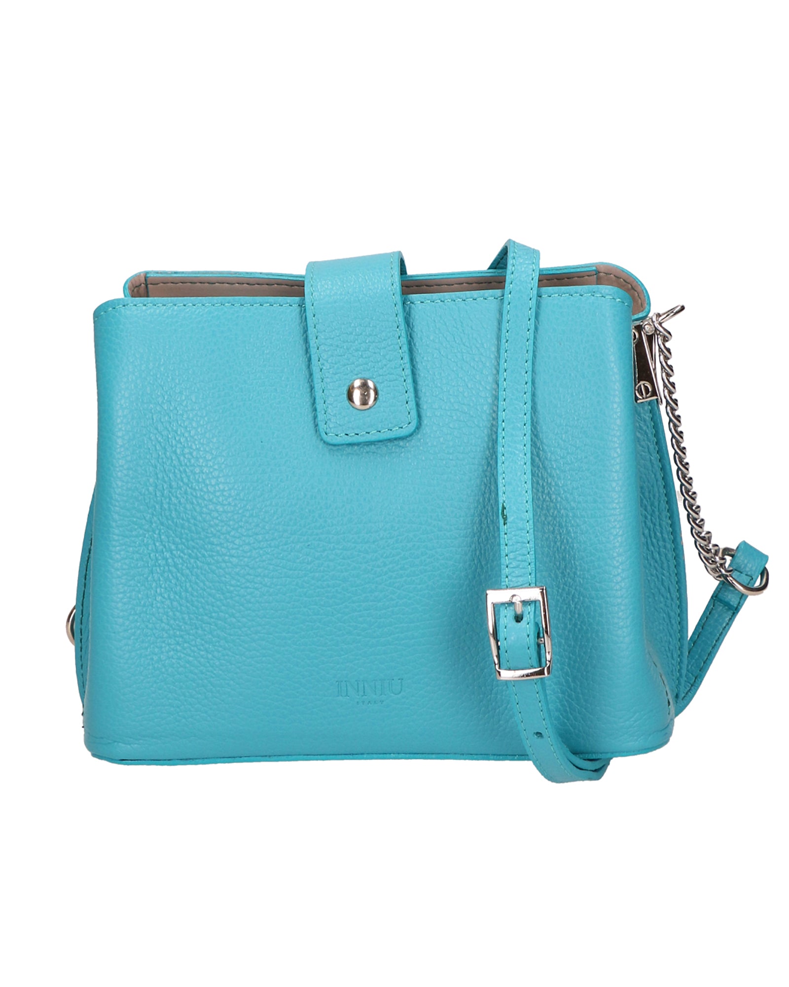 Eridana Borsa a tracolla da donna Vera pelle 1137-CIELO Gave Lux