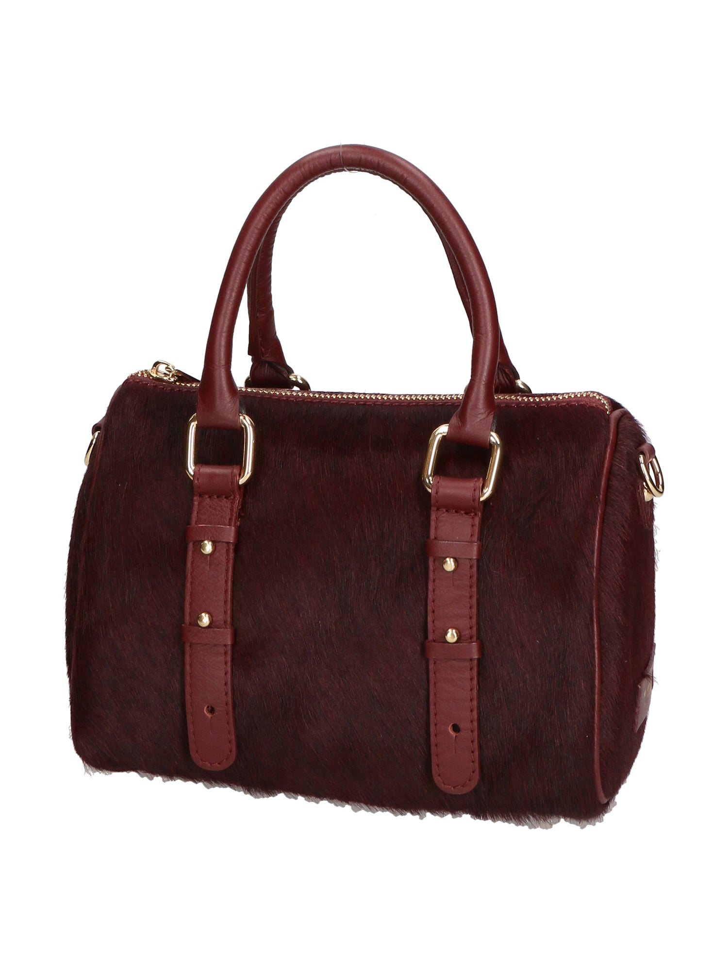 Borsa a mano da donna Vera pelle di cavallino MYB-8025-FW-BORDO My Best Bag
