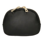 Rachele Pochette donna vera pelle Zip 02535-NERO Gave Lux