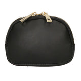 Rachele Pochette donna vera pelle Zip 02535-NERO Gave Lux