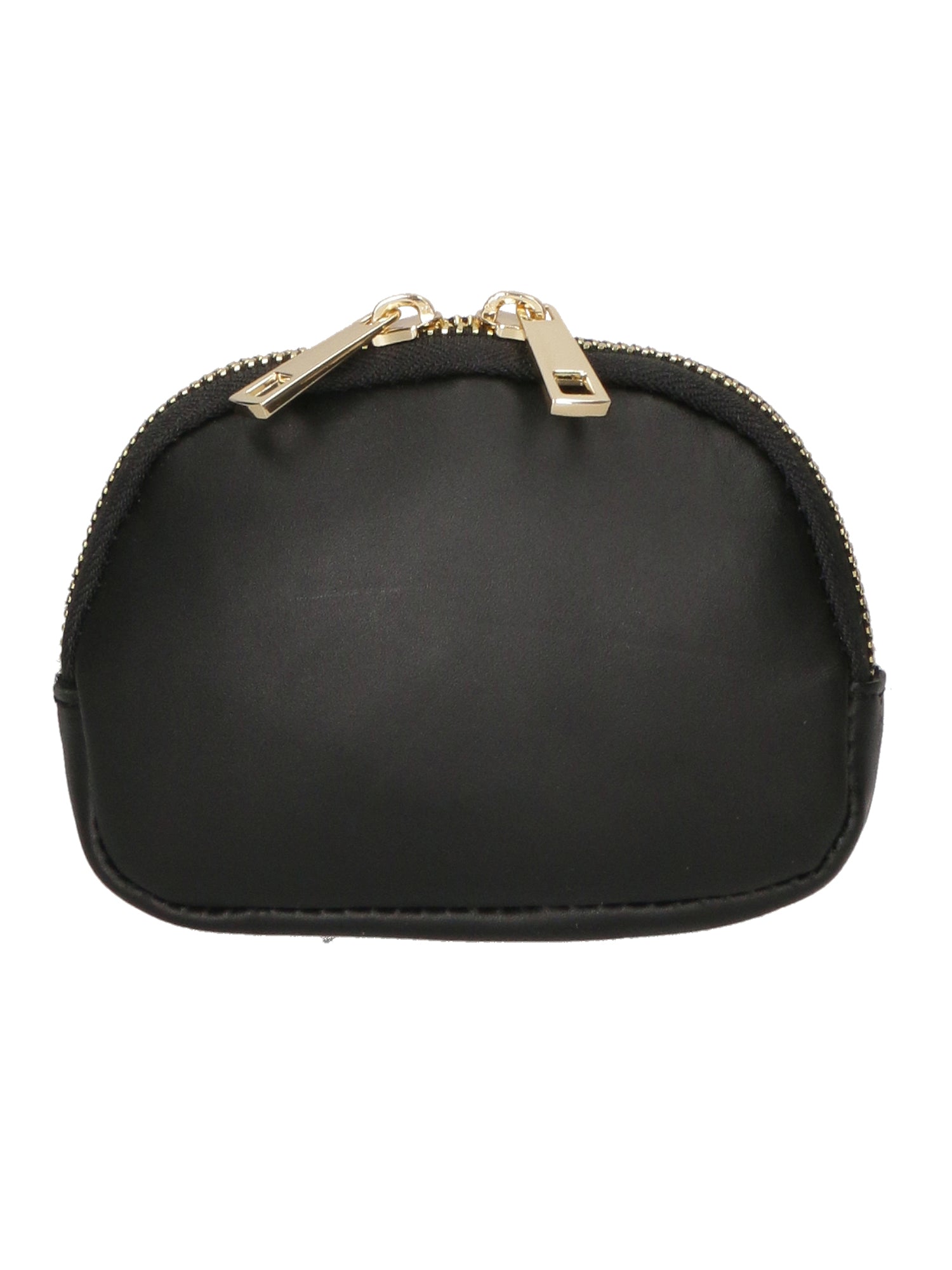 Rachele Pochette donna vera pelle Zip 02535-NERO Gave Lux
