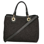 Borsa a mano da donna Paglia & Pelle MYB-05167-SS-12+D28 NERO My Best Bag
