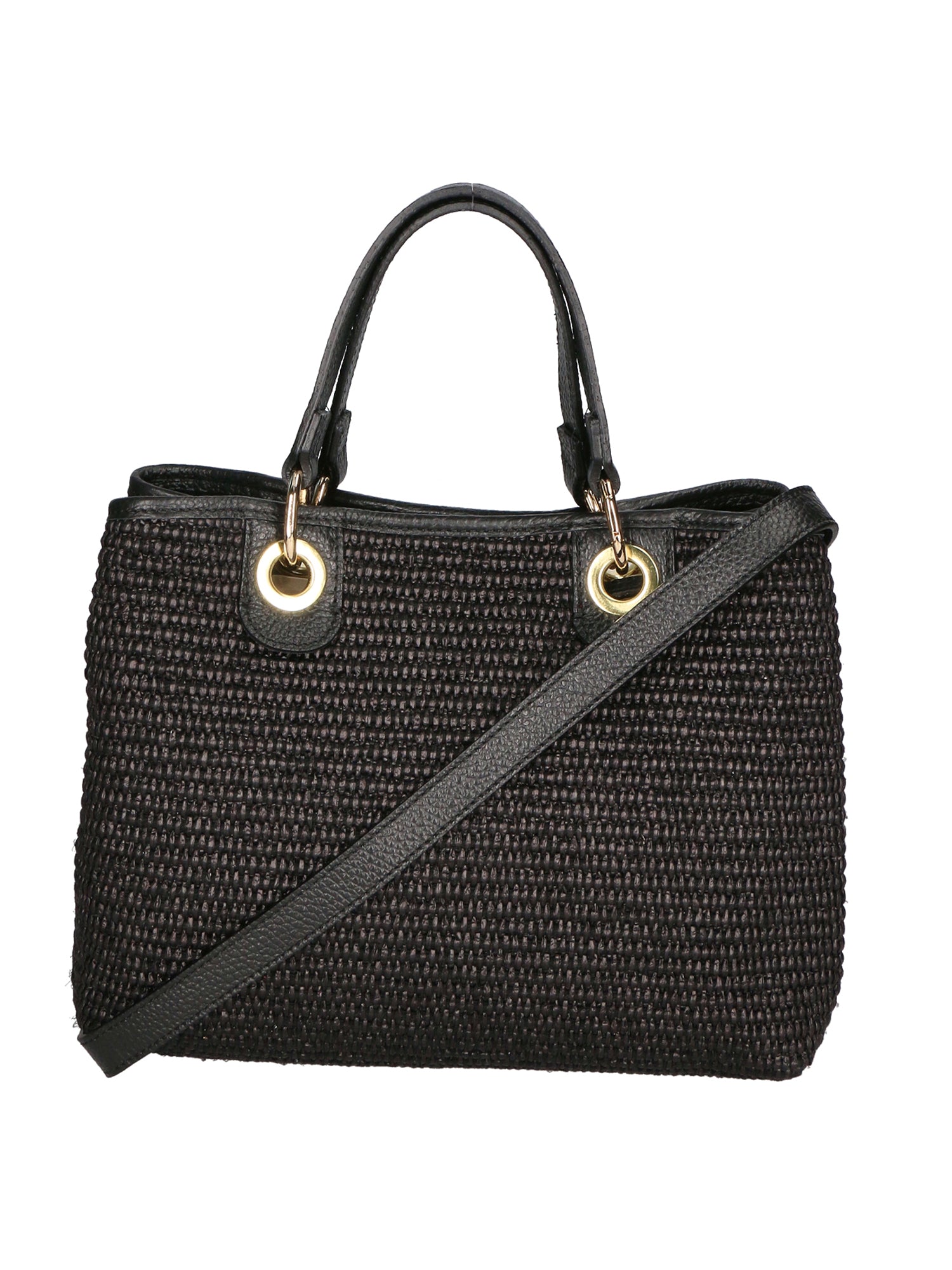 Borsa a mano da donna Paglia & Pelle MYB-05167-SS-12+D28 NERO My Best Bag