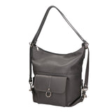 Kesha Borsa a spalla da donna Vera pelle 3301-GRIGIO SCURO Gave Lux