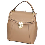 Giuditta Borsa a mano da donna 100% pelle 05937-L110 TAUPE CHIARO Gave Lux