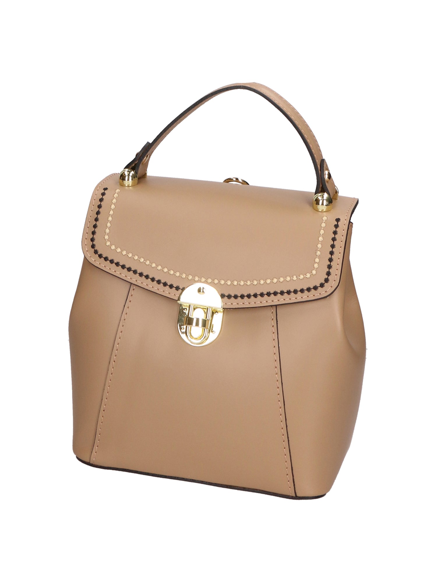 Giuditta Borsa a mano da donna 100% pelle 05937-L110 TAUPE CHIARO Gave Lux