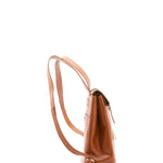 Zaino unisex in vera pelle 100% cotone 4590-MIELE Alessia Firenze