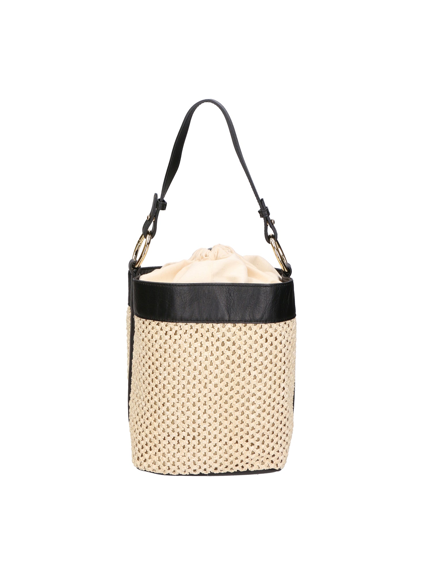 Borsa a mano da donna Cuoio & Paglia MYB-7041-SS-BEIGE+S28 NERO My Best Bag