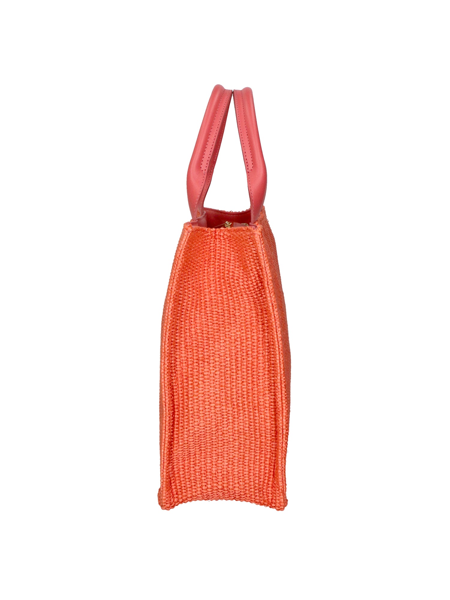 Borsa a mano da donna Misto pelle e tessuto MYB-05117-SS-524+S42 CORALLO My Best Bag