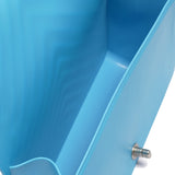 Borsa a mano da donna 100% PVC FLAT M-NORSE BLUE + OFF SILVER Marc Ellis