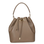Erina Borsa a mano da donna Vera pelle 8073-L134 TAUPE SCURO Gave Lux