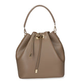Erina Borsa a mano da donna Vera pelle 8073-L134 TAUPE SCURO Gave Lux
