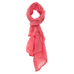 Tecla L2032-ROSSO Foulard unisex in cotone e seta Gave Lux