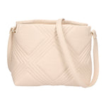 Ines Borsa a tracolla da donna Vera pelle 06049-GREIGE Gave Lux