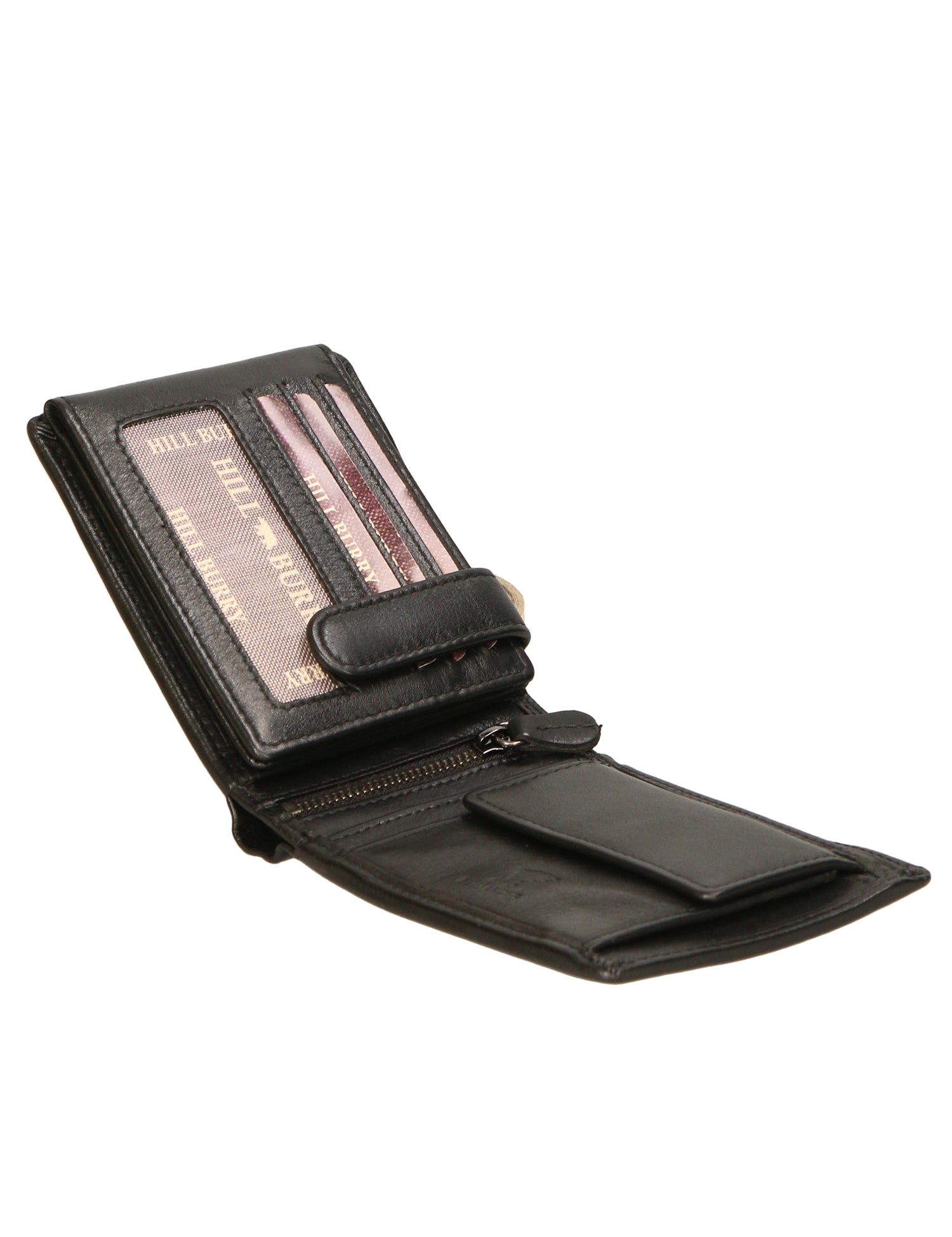 Portafoglio uomo in vera pelle RFID HILB-6705-NERO Hill Burry