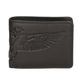 Portafoglio uomo in vera pelle RFID HILB-6404EAGLE-NERO Hill Burry