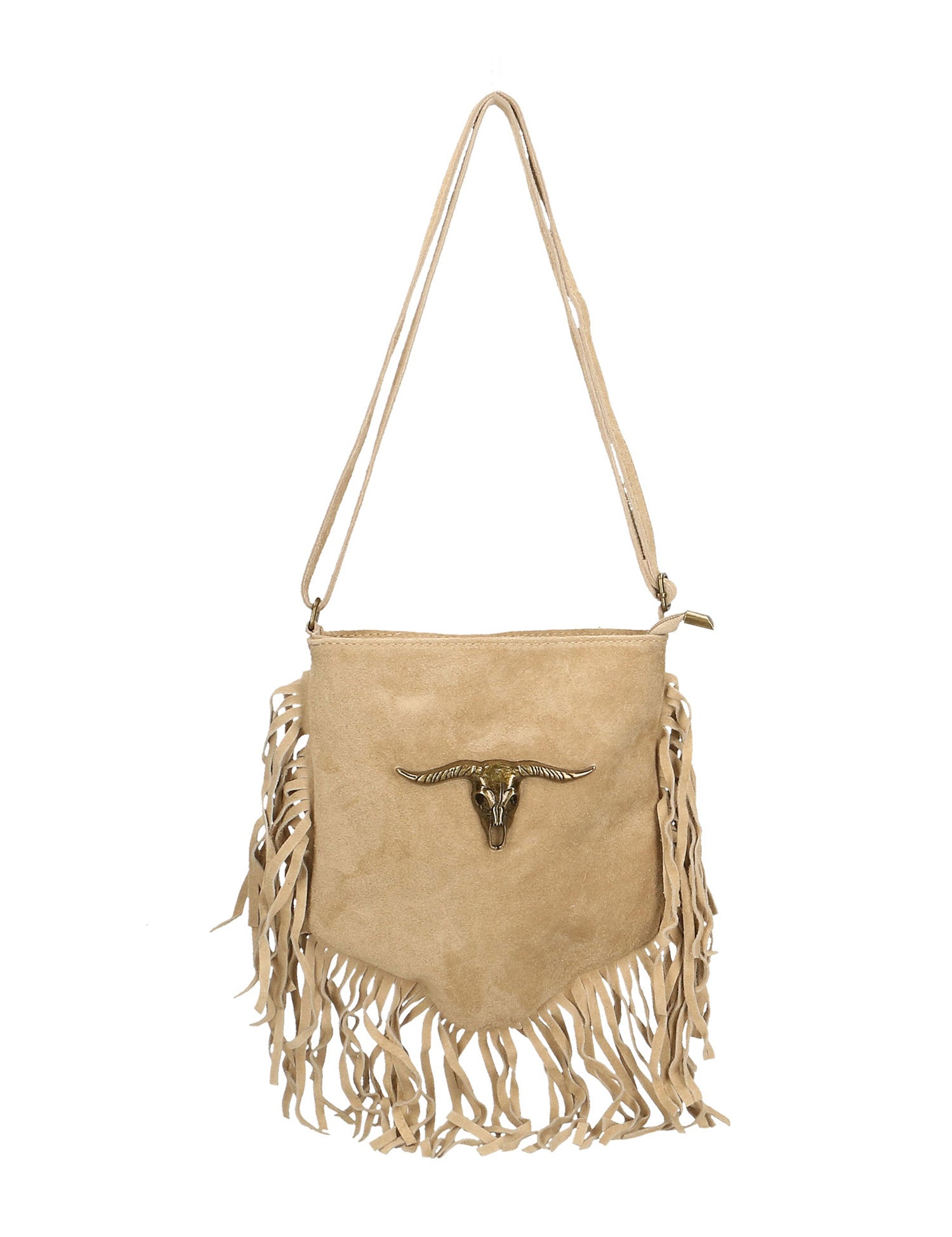 Solana Borsa a tracolla da donna Vera pelle 1518-TAUPE Gave Lux