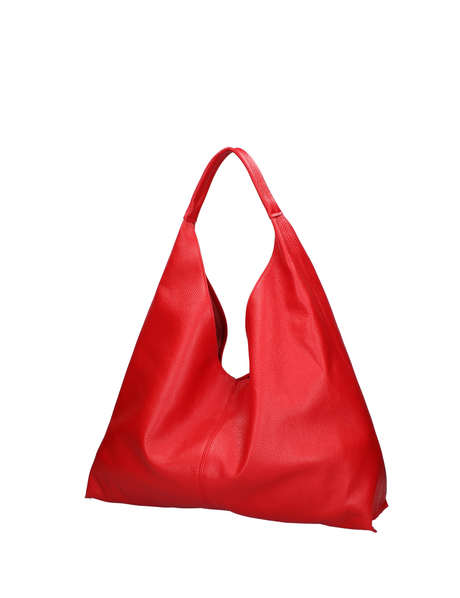 Borsa a mano da donna 100% vera pelle 07209-D58 ROSSO FUOCO Roberta Rossi