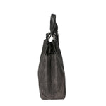 Elettra Borsa a mano da donna Vera pelle 80050-GRIGIO Gave Lux