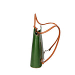 Fabiola Borsa a spalla da donna 100% pelle 9039-VERDE CUOIO Gave Lux