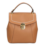 Giuditta Borsa a mano da donna 100% pelle 05937-L125 CUOIO Gave Lux