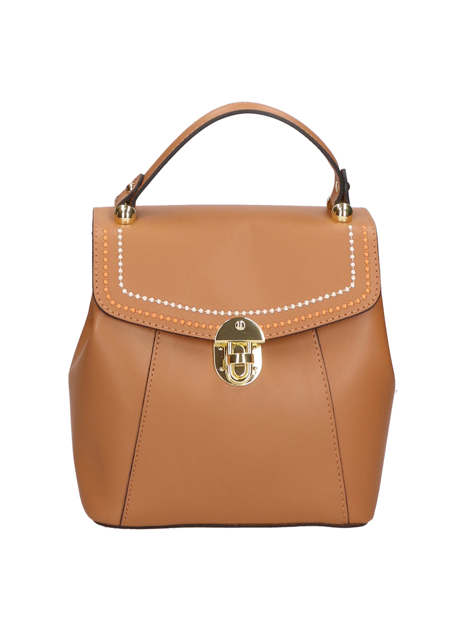 Giuditta Borsa a mano da donna 100% pelle 05937-L125 CUOIO Gave Lux