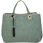 Borsa a mano da donna Paglia & Pelle MYB-05168-SS-331+D96 MENTA My Best Bag