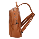 Vida Borsa in Vera Pelle Cuoio Scuro Chiara Ferretti