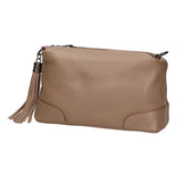 Lidia Borsa a mano da donna Vera pelle 06513-TAUPE Gave Lux