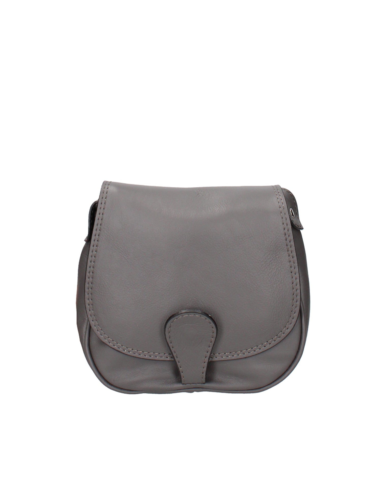 Bianca Borsa a tracolla da donna Vera pelle 10016 1020-S27 CENERE Gave Lux