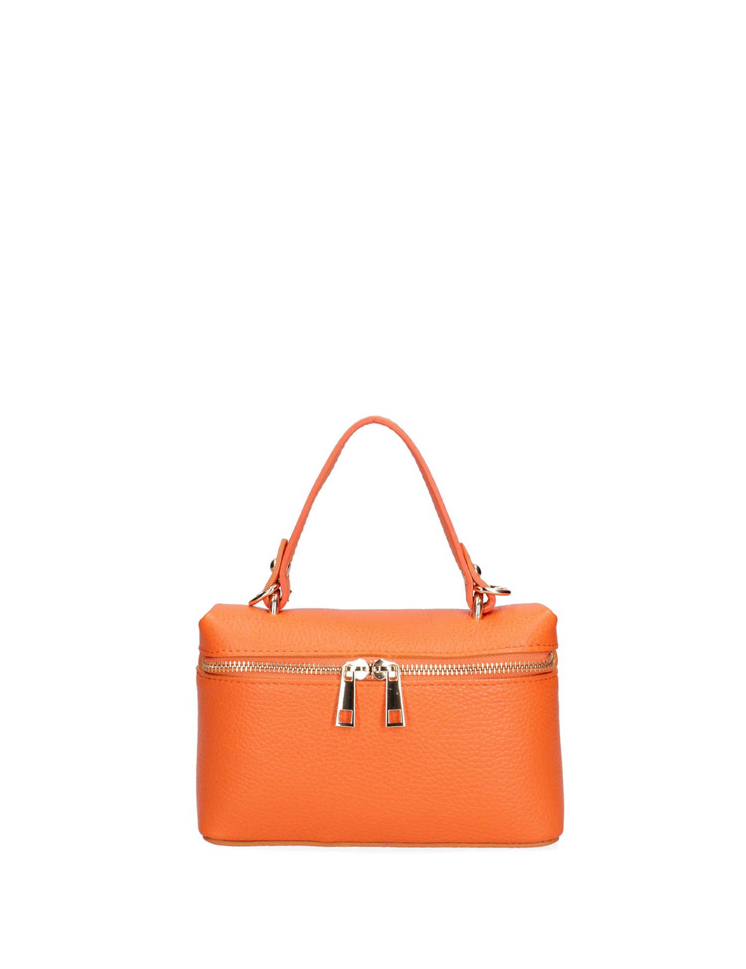 Borsa a mano da donna Vera pelle 07160-D29 ARANCIONE Roberta Rossi