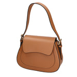 Giulia Borsa a spalla da donna Vera pelle 05958-L125 CUOIO Gave Lux