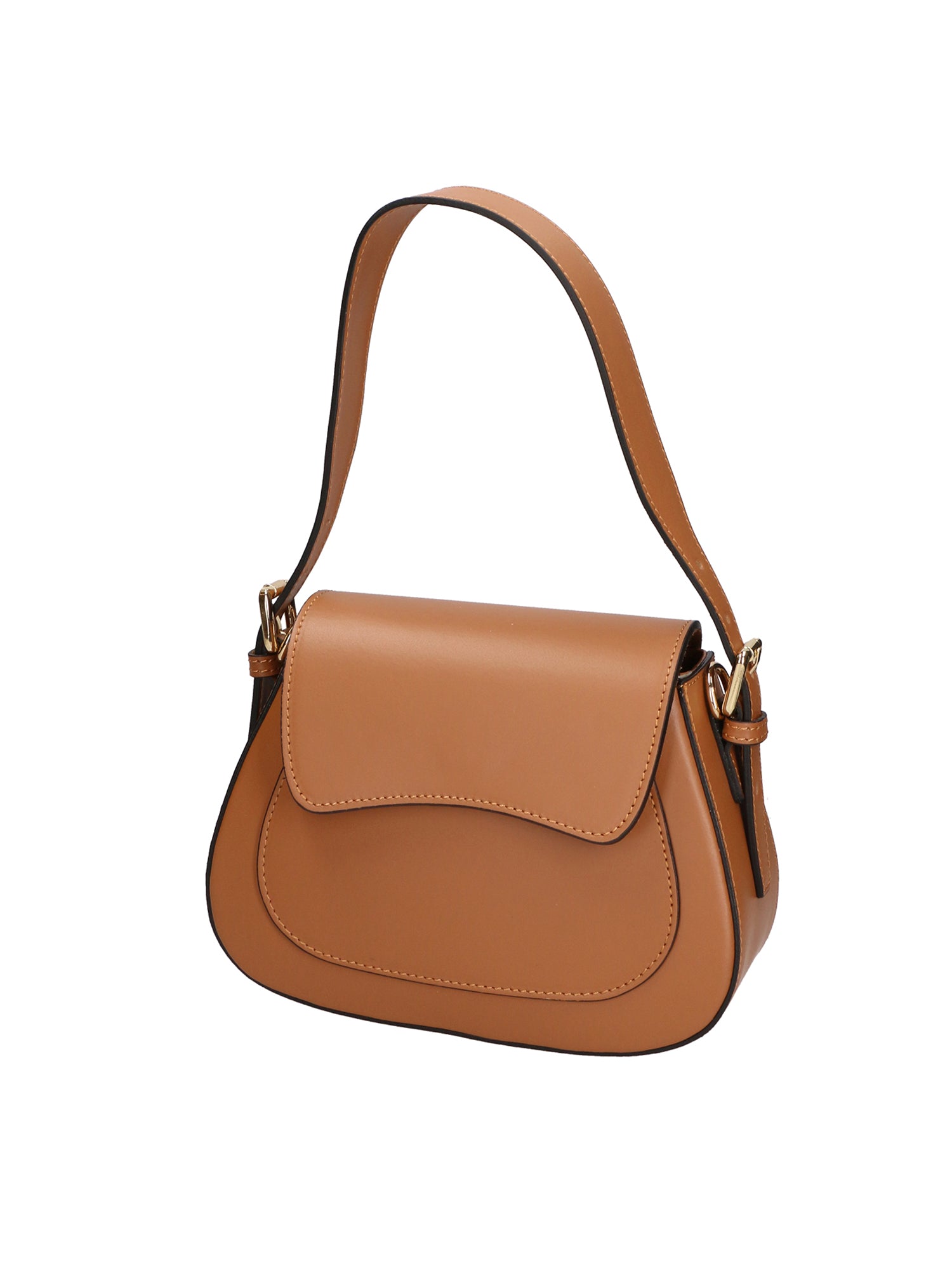 Giulia Borsa a spalla da donna Vera pelle 05958-L125 CUOIO Gave Lux