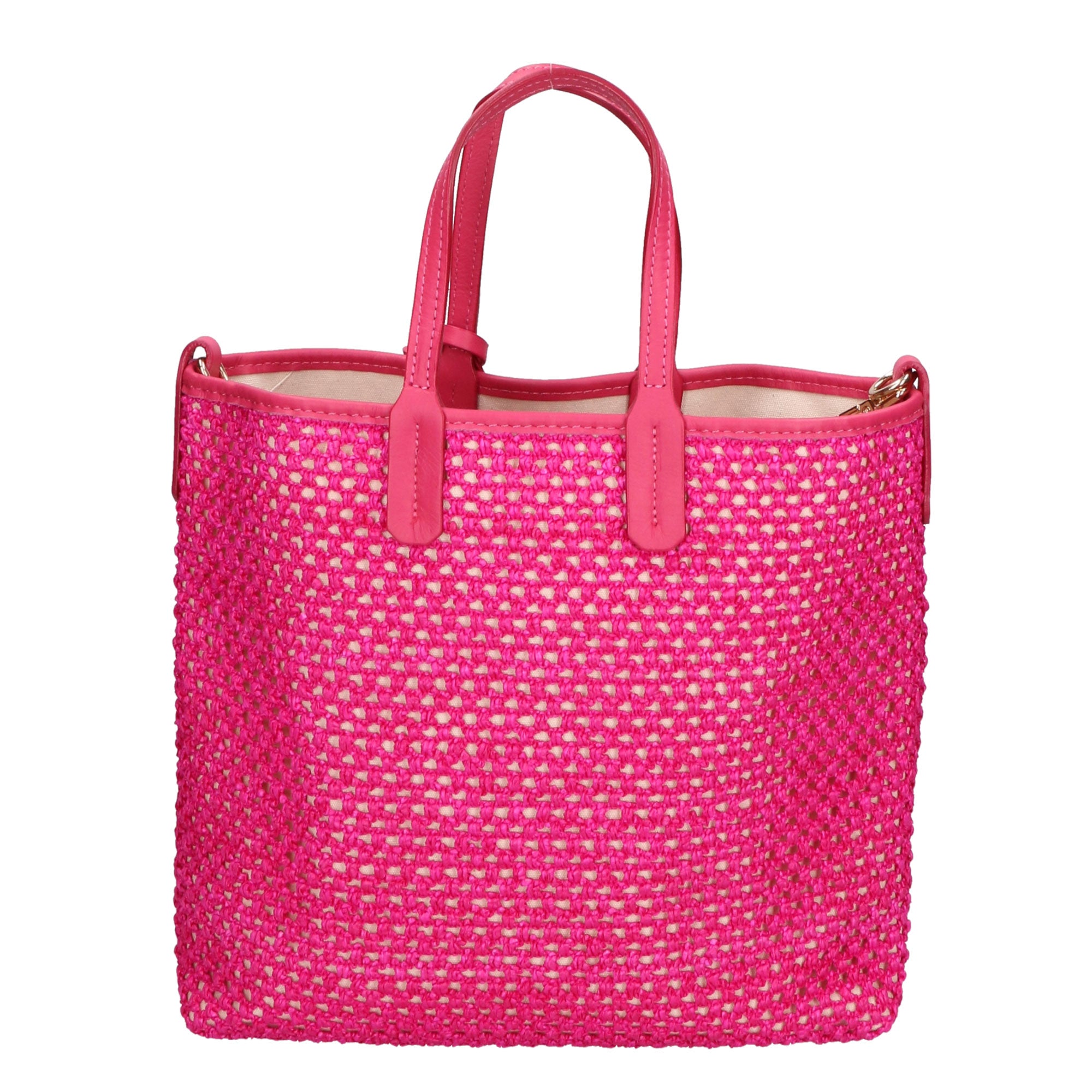 Borsa a mano da donna Paglia & Pelle MYB-7028-SS-309 FUXIA My Best Bag
