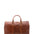 Borsa da viaggio unisex in vera pelle 100% cotone 4039-MARRONE Alessia Firenze