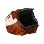 Astrid Borsa a spalla da donna Vera pelle 05476-NERO MUCCA 005 Gave Lux