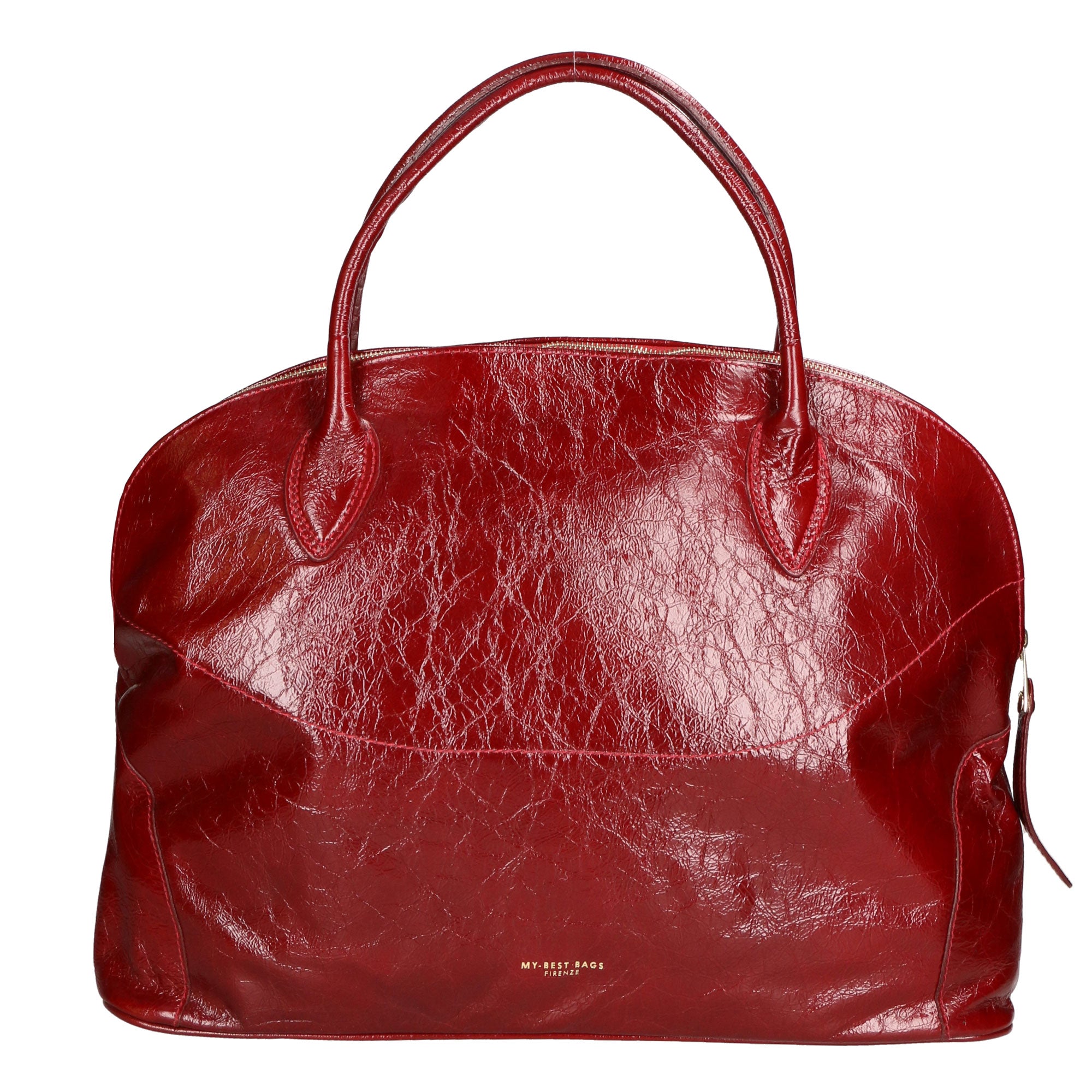 Borsa a mano da donna 100% vera pelle MYB-6013-FW-702 ROSSO My Best Bag