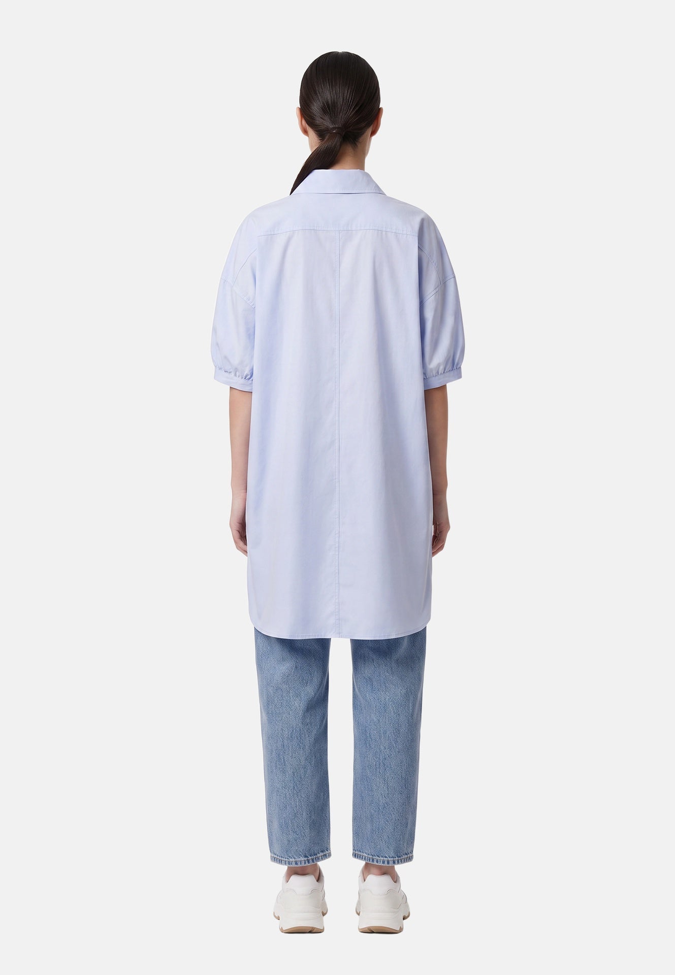 Vestito in Cotone Blu