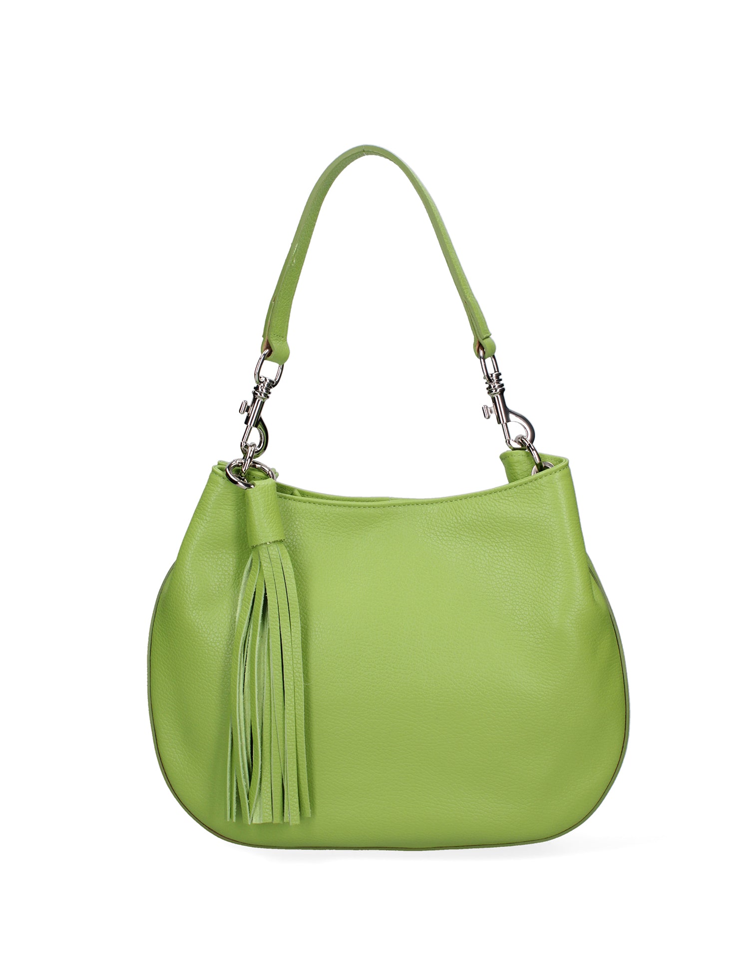 Borsa a spalla da donna Vera pelle 07316-D12 VERDE Roberta Rossi