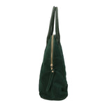 Borsa a mano da donna 100% pelle scamosciata MYB-6014-FW-06058 VERDE My Best Bag