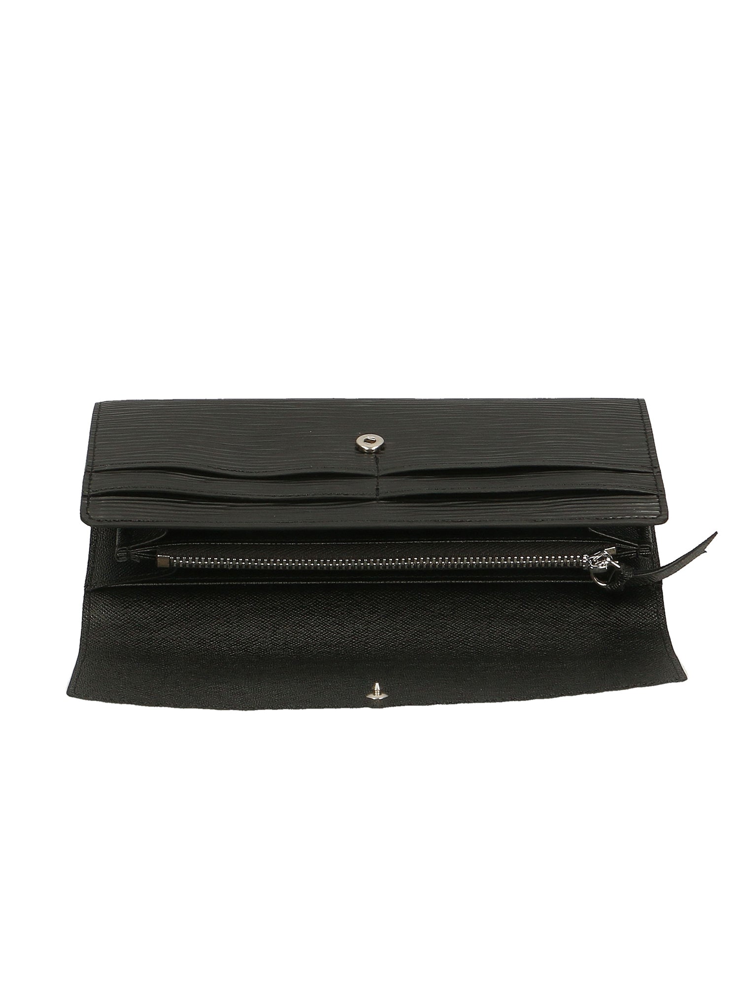 Manila Portafoglio da donna 100% pelle 60303 1-NERO BLACK Gave Lux