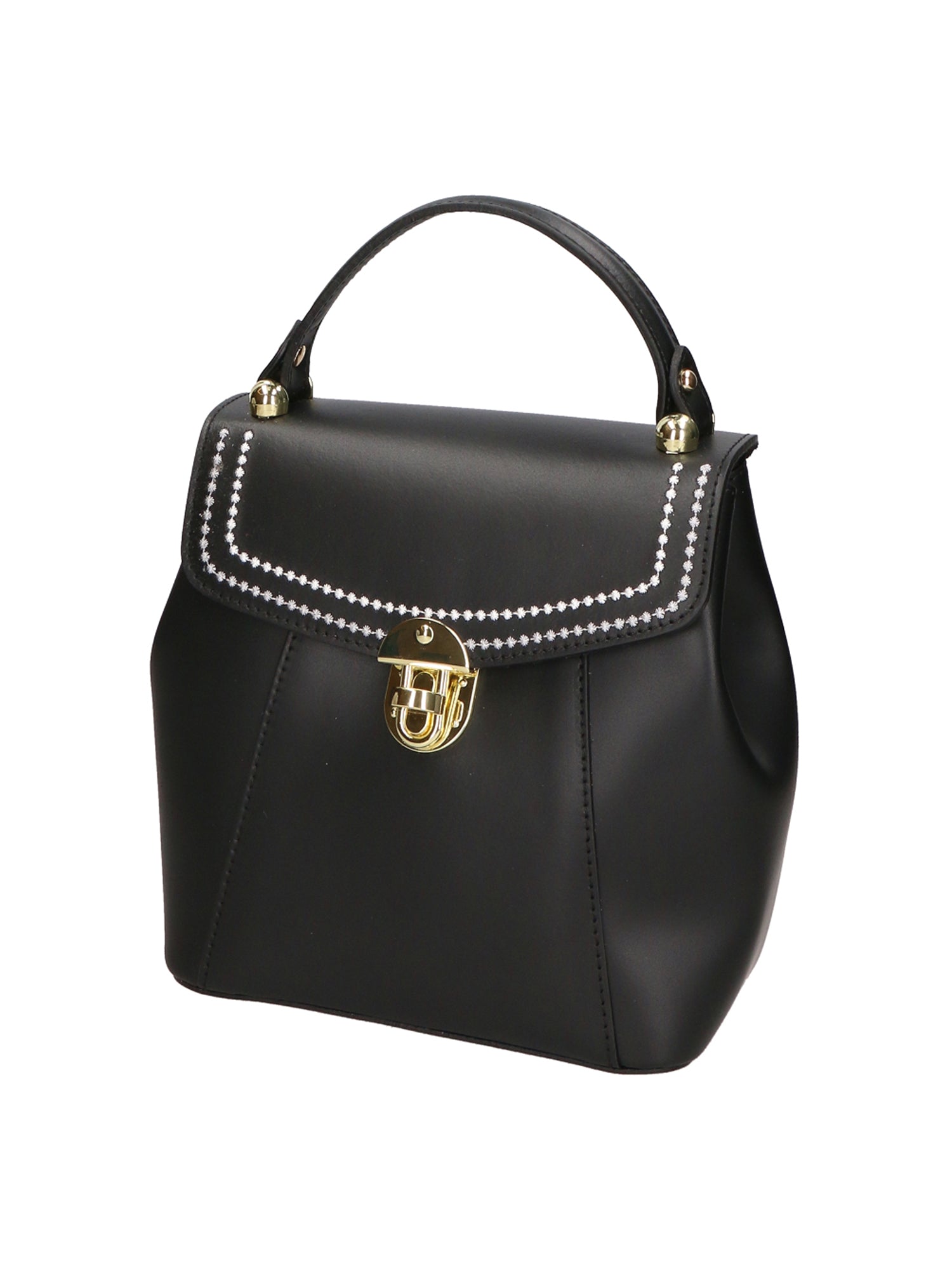 Giuditta Borsa a mano da donna 100% pelle 05937-P218 NERO Gave Lux
