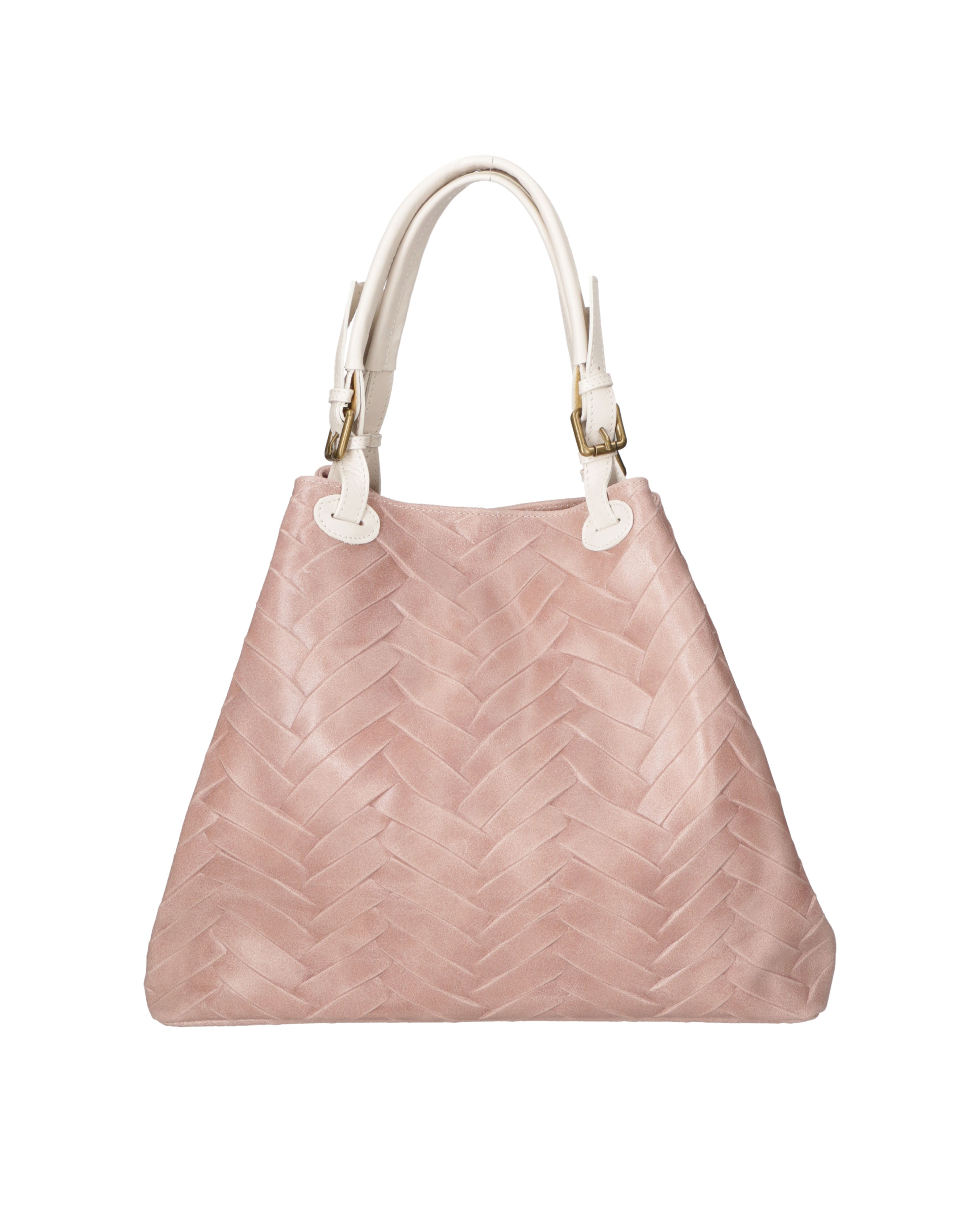 Crystalline Chic Borsa a spalla da donna Vera pelle 03631-021 ROSA Chiara Ferretti