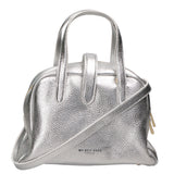 Borsa a mano da donna 100% vera pelle MYB-6007-FW-ARGENTO My Best Bag